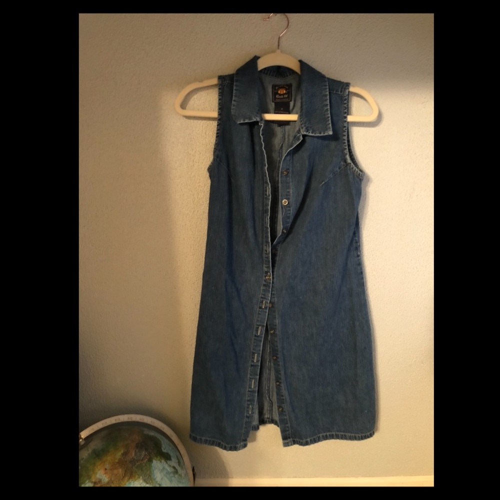 Denim dress-perfect for summer!
